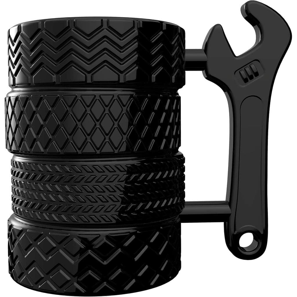 Caneca de Café e Chá em Forma de Pneu, Presente para Amantes de Carros, Mecânicos, Entusiastas de Carros, Presente de An