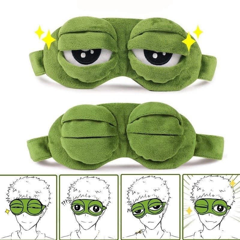 Máscara de Dormir de Pelúcia Fofa para Melhor Sono Infantil IUXB