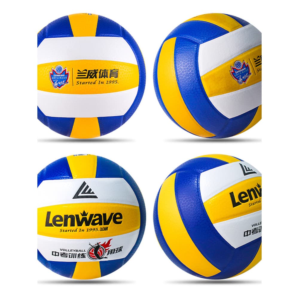 Lanwei No. 5 Competição de treinamento de bola padrão de vôlei Dedicado Couro perolado absorvente de umidade Antiderrapa
