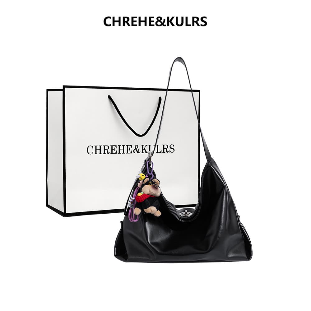 CHREHE & KULRS Bolsa Tote feminina 2026 novo estilo de grande capacidade bolsa de ombro Casual bolsa nas axilas