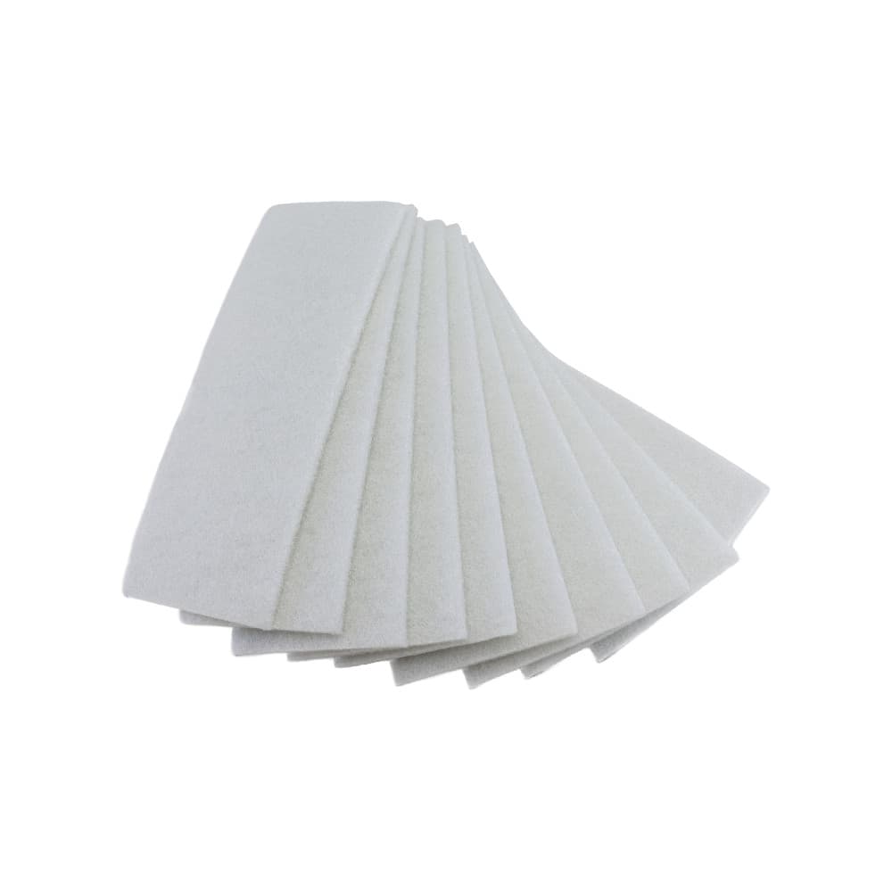 Fibra Leve Branca Profissional Limpeza Delicada – Não Risca Superfícies Sensíveis – Pacote com 10 Unidades Duráveis