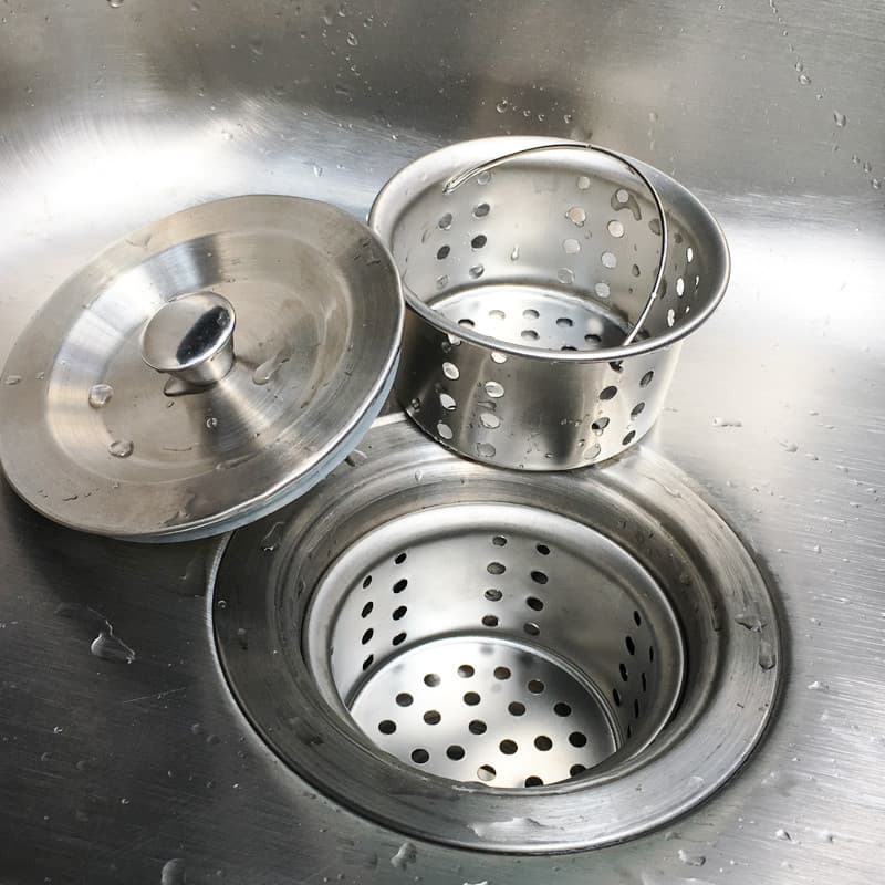 Pia de lavagem vegetal rolha pia funil filtro de lixo malha escorredor pia da cozinha capa gaiola aço inoxidável