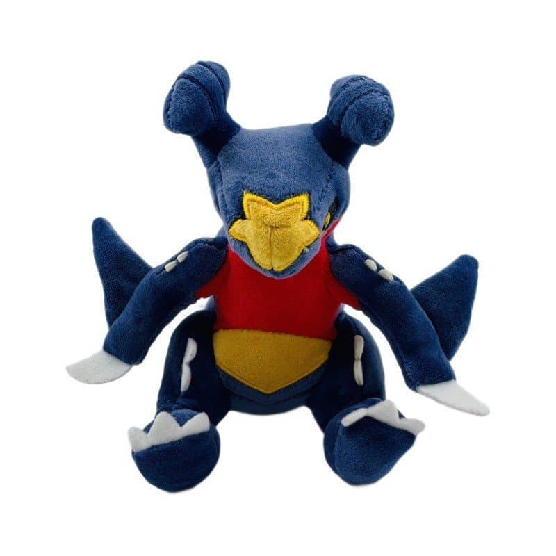 Novo conjunto de brinquedos de pelúcia do monstro Garchomp de tamanho pequeno.