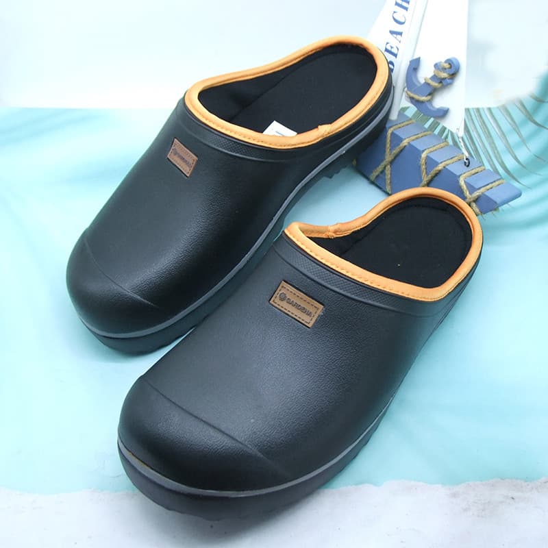 Primavera outono antiderrapante Baotou chinelos sapatos de jardinagem sapatos de cozinha à prova dwaterproof água à prov