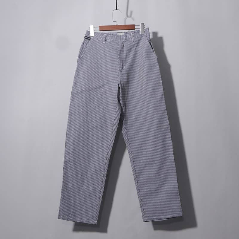 48182 Jeans retos elásticos nas costas Houndstooth