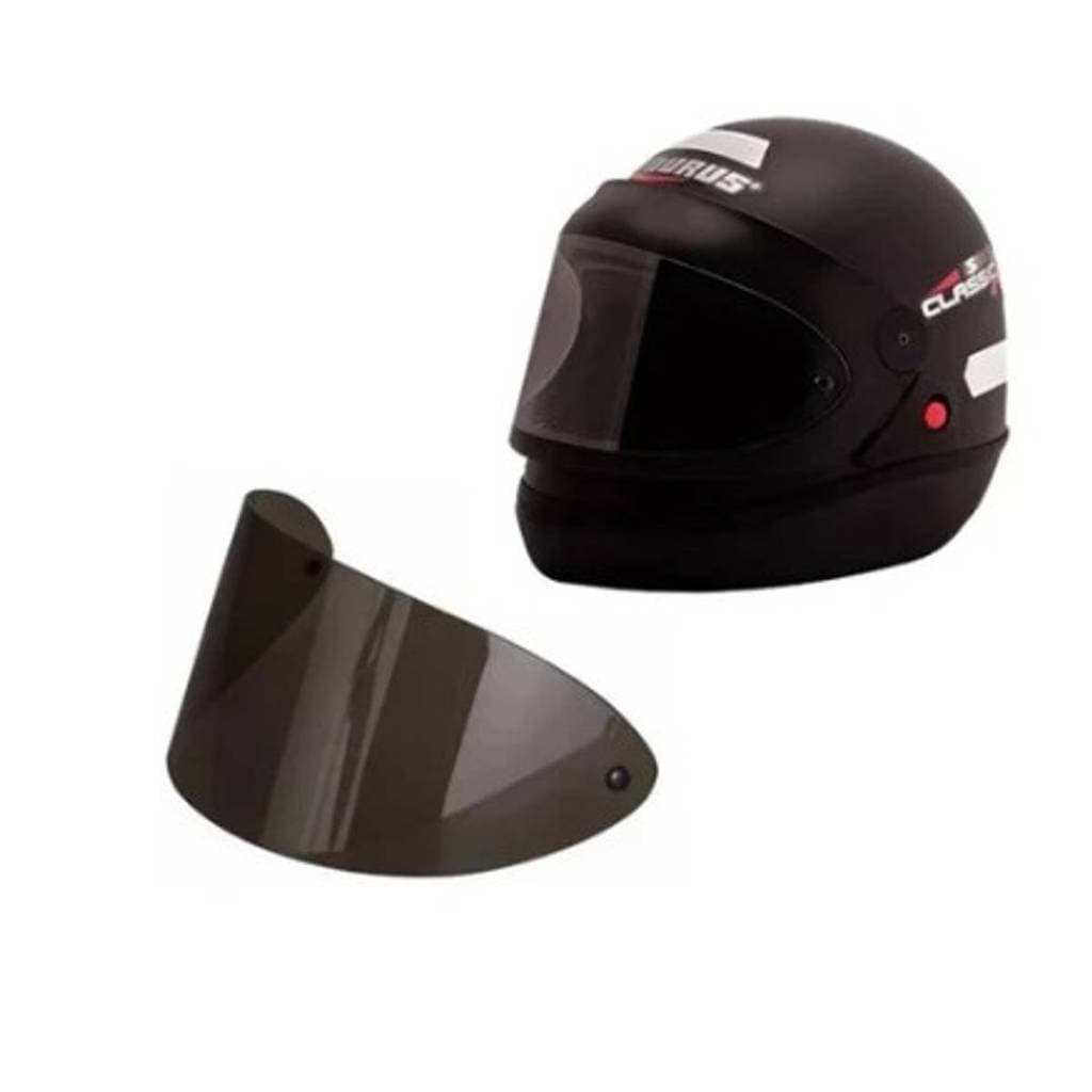 Viseira Capacete San Marino Fume 0,8mm Alta Resistencia Lente Moto