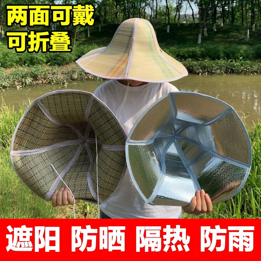 Dobrável grande borda chapéu de palha das mulheres dos homens verão pára-sol protetor solar chapéu de sol pesca à prova