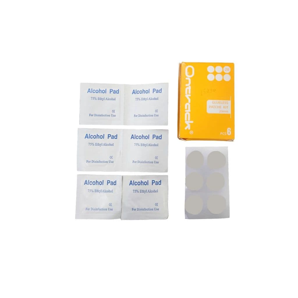 Kit Reparo Remendo De Câmaras Ar Bicicleta Tpu Ontrack 6 Remendos 20mm