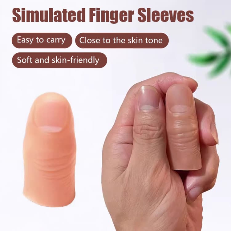 [Alta Flexibilidade] Capa De Dedo/Silicone/Protetor/Toque Suave/Conforto/Simulação/Para Dedos