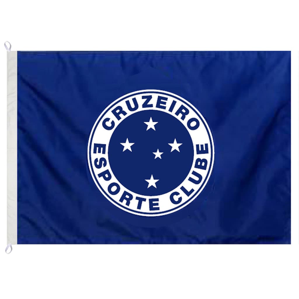 Bandeira Oficial do Cruzeiro 128 x 90 cm -  2 Panos