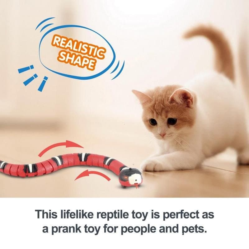 Sensor inteligente Cobra Brinquedo Gato Interativo Gatos e Cães Jogando Brinquedos recarregáveis usb I8KD