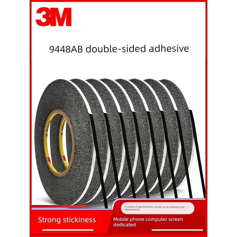 fita dupla face 3m fita 3m dupla face extra forte 3m extra forte Fita dupla face preta 3M9448AB, ultrafina, f