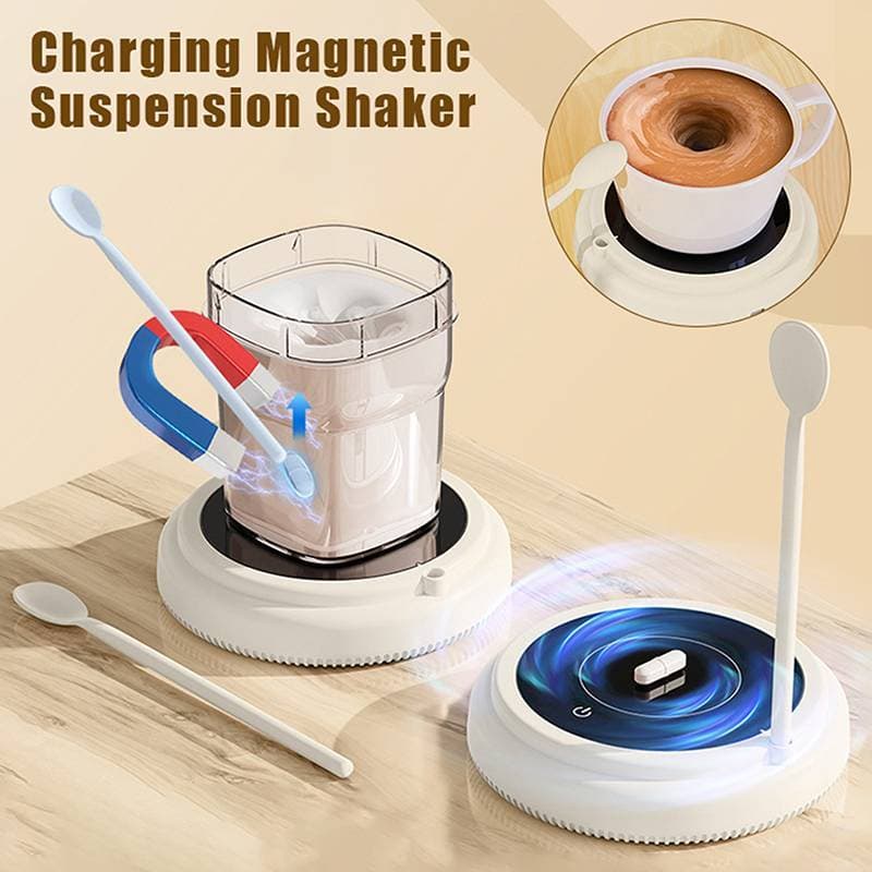 (big88apple) Copo De Mistura Automático Portátil Elétrica Xícara De Café Água Leite Carregamento USB Suspensão Magnética