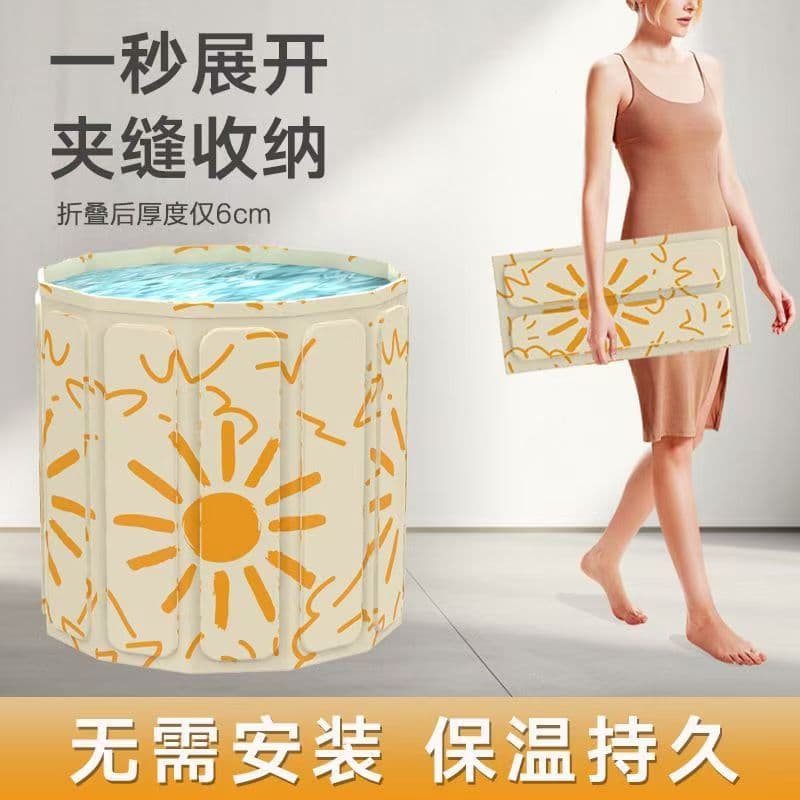 Banheira japonesa sem instalação pv, banheira doméstica de corpo inteiro, banheira dobrável, banheira para adultos, lava