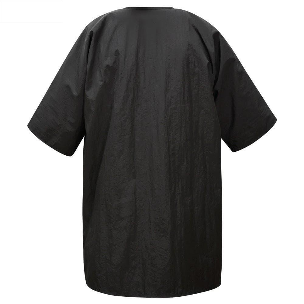 Capa De Cabeleireiro Para IQGANYG , Vestido De Corte De Cabelo Profissional Barbeiro Com Mangas , Antiestático