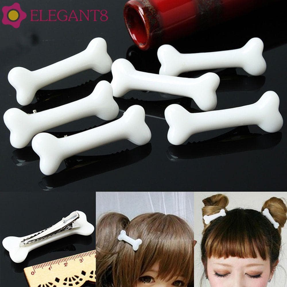 AELEGANT Hairpin Personalidade Charme Menina Cão Osso Design Moda Feminina Lindas Presilhas