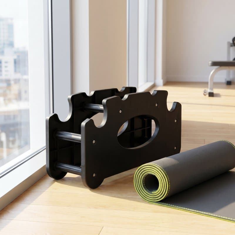 🏠 1Rack Para Halteres De Plástico Preto PP Uso Residencial