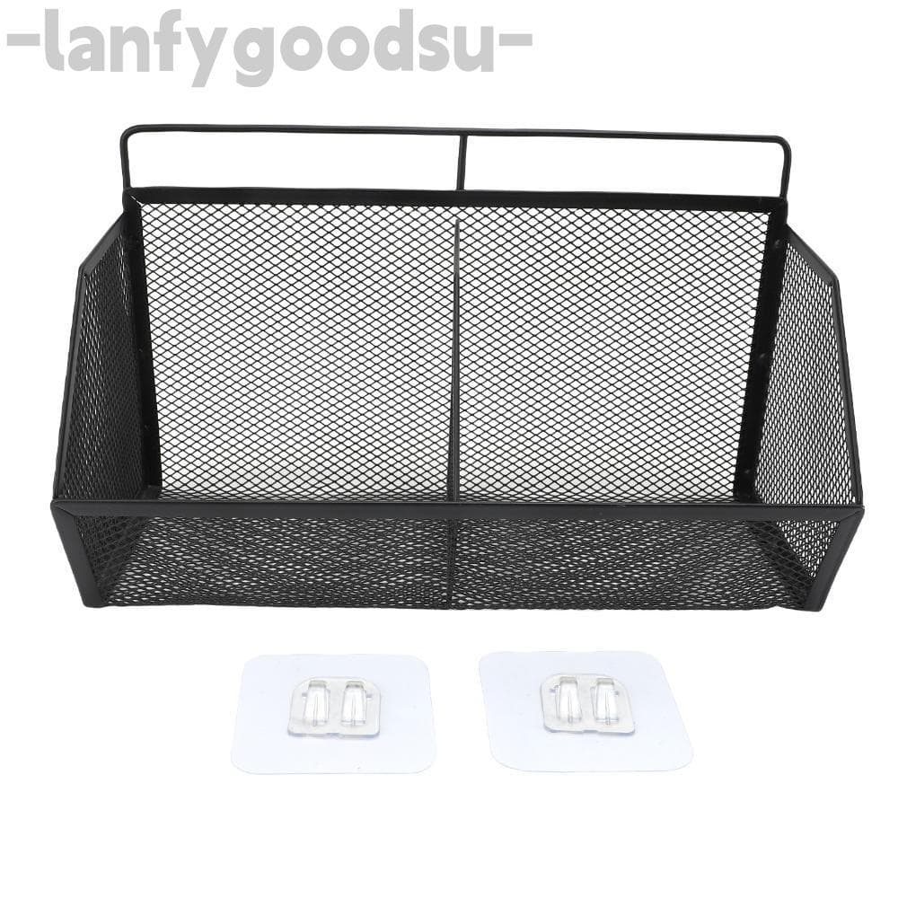 LANFYGOODS 3 Peças De Cesta De Cozinha Suspensa , Instalação Sem Perfuração , 2 Compartimentos De Grade , Montada Na Par