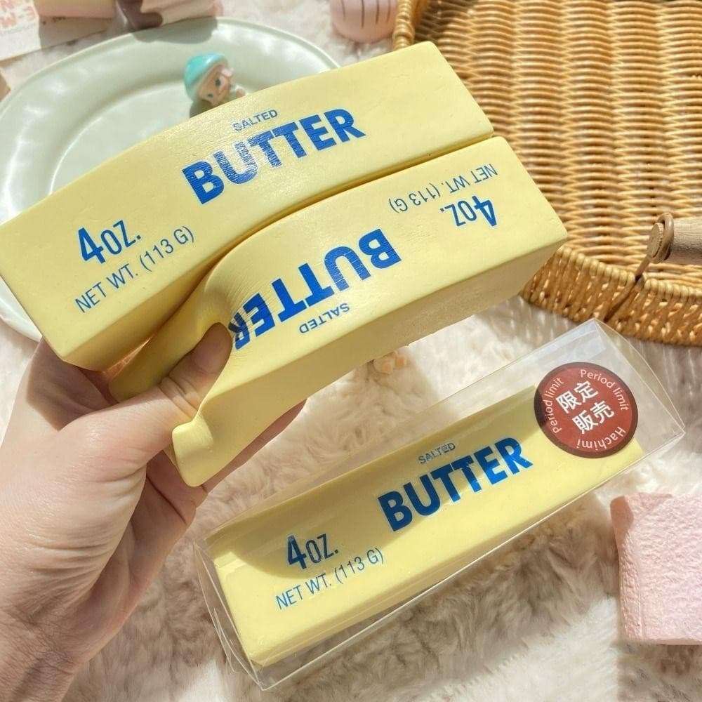 Brinquedo Antiestresse em Forma de Manteiga, Brinquedo Sensorial para Alívio do Estresse nas Mãos.