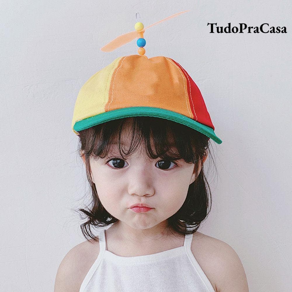 Chapéu Snapback TOPTOOL Infantil , Meninos , Meninas , Arco-Íris , Libélula , Aventura , Pai