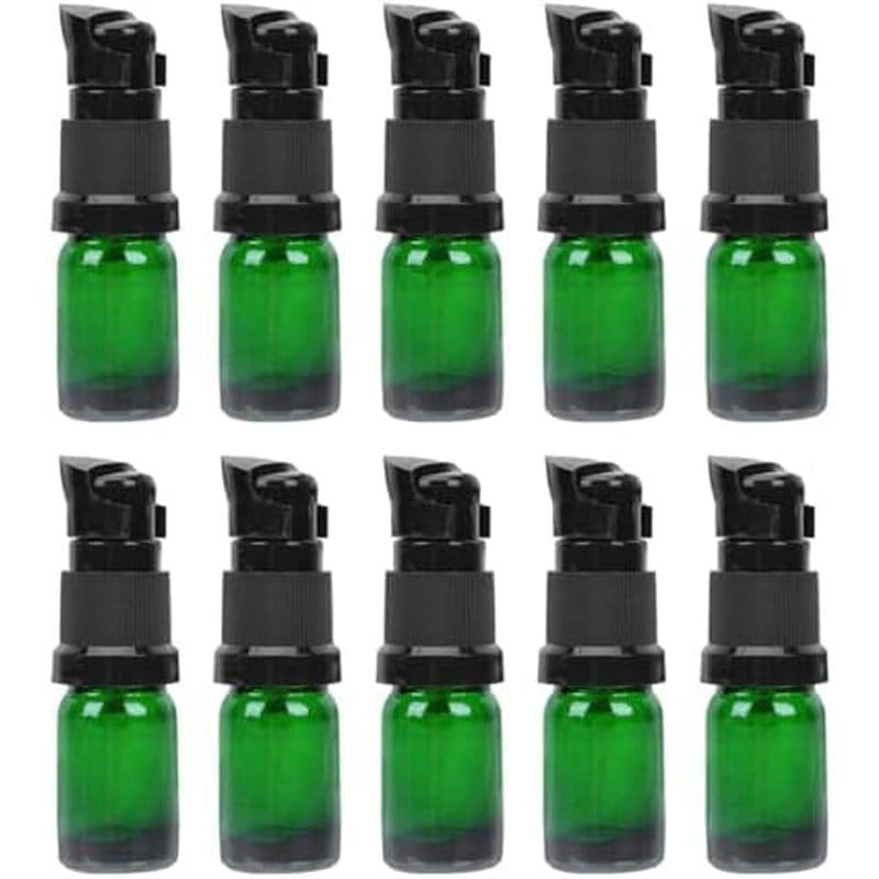 Frascos De Vidro De Óleo Essencial OSALADI , Sub Portáteis Recarregáveis De 10 Pacotes De 5 Ml Com Design De Pressão , R