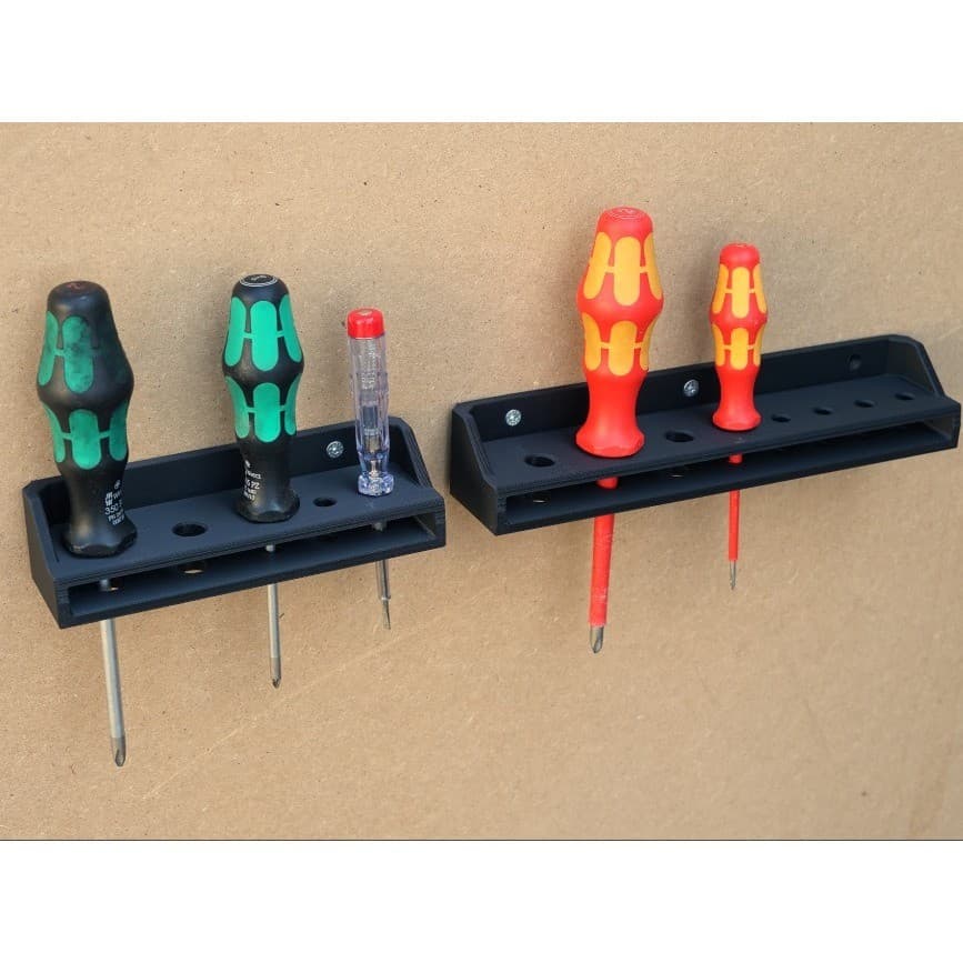 Suporte Organizador de Chaves de Fenda/PHILIPS Parede 3D  Porta Ferramentas Oficina Compacto