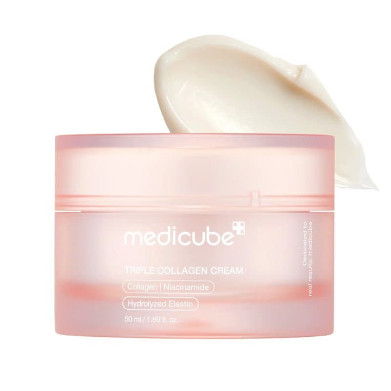 [medicube]TripleCollagen(Colágeno+ÁcidoHialurônico+Niacinamida+ManteigaDeKarité)lHidratanteUKQO