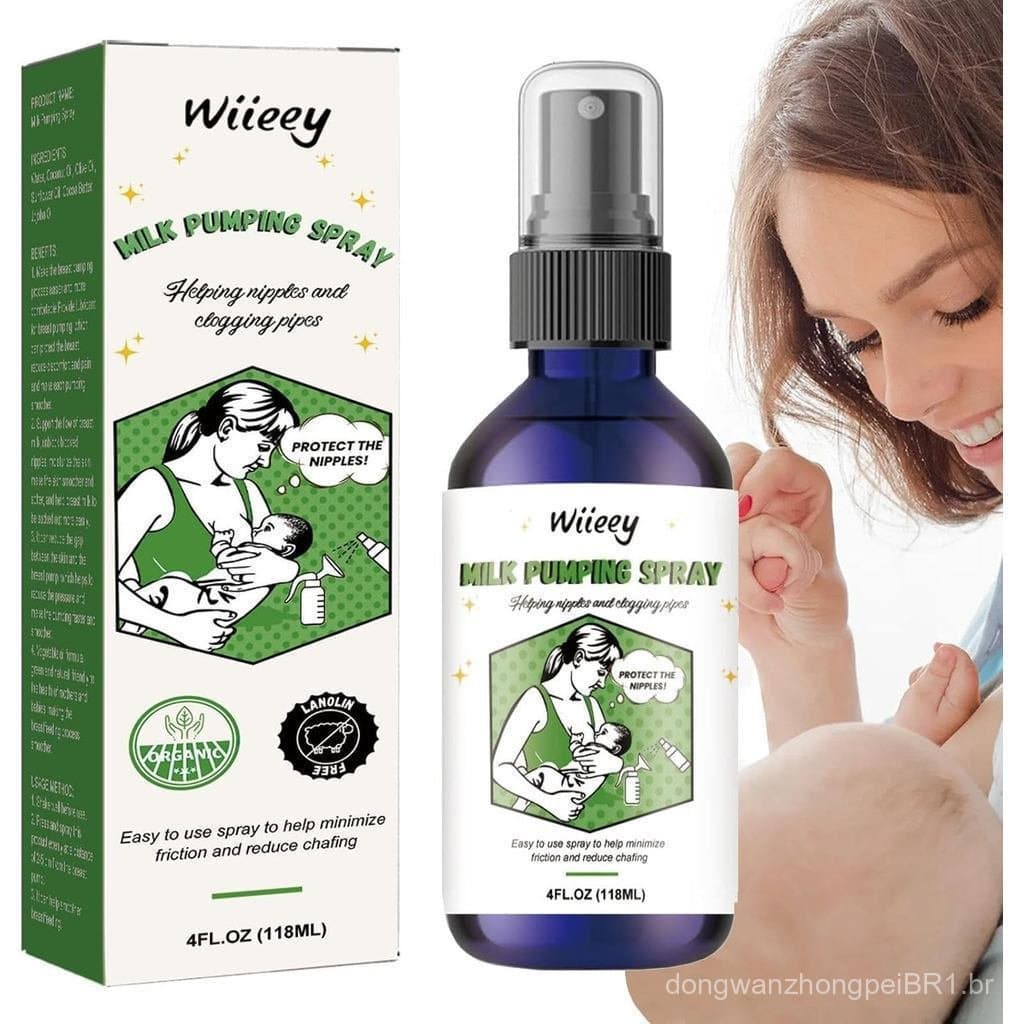 Pulverizador de Leite Fizepgo |               Spray para Cuidado dos Seios 118ml |               Spray Hidratante e Real