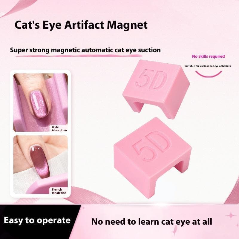 Arte Do Prego Olho De Gato Ímã Sti Para Gel Efeito Ornamentos Criativos Adereços Ferramentas Especial Veludo 5D DIY Ferr