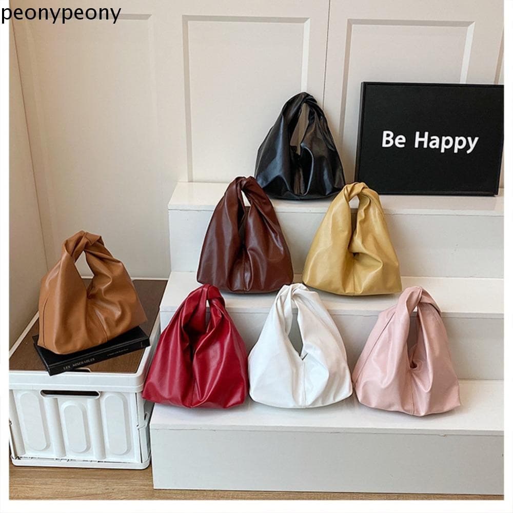 Bolsa Crossbody PEONY , De Ombro Portátil De Grande Capacidade , Sacola Colorida De PU Minimalista Feminina