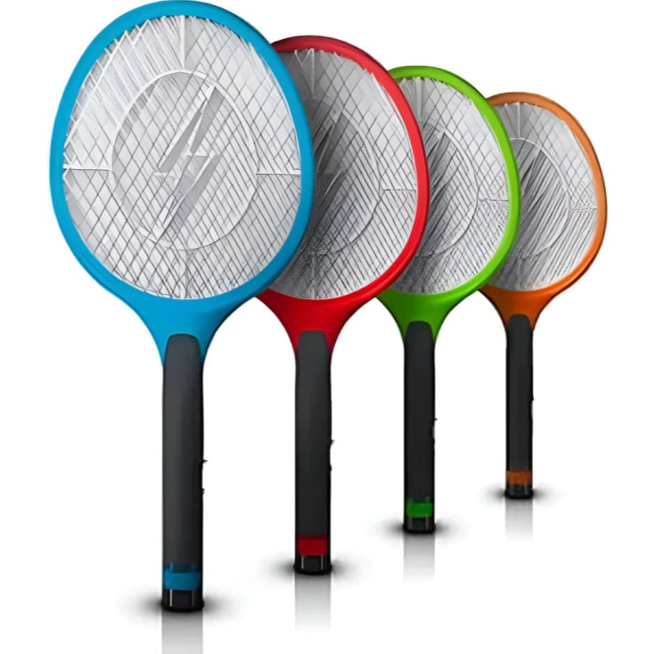 Raquete Elétrica Mata Mosquito Dengue Insetos Recarregável Bivolt 127/220V