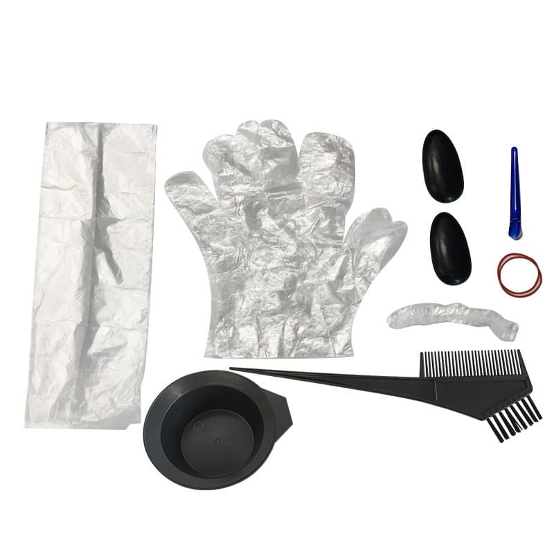 Ferramentas De Tingimento De Cabelo : Conjunto De 68 Peças Para Salões De Beleza . Capa De Cabeça De Uso Único , Luvas ,