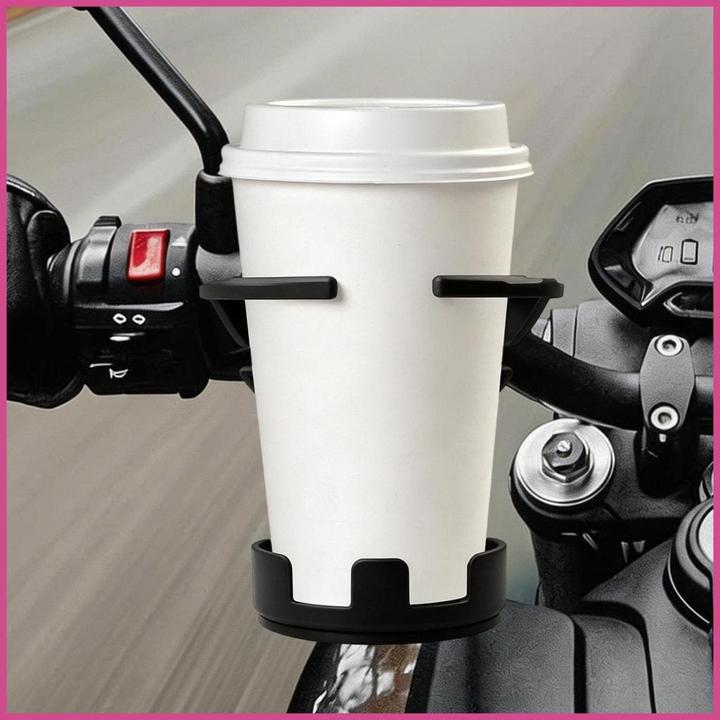 Suporte De Copo Para Motocicleta , Rotação 360 Graus , Dobrável , Organizador De Bebidas , Garrafas De Água , Latas , mu