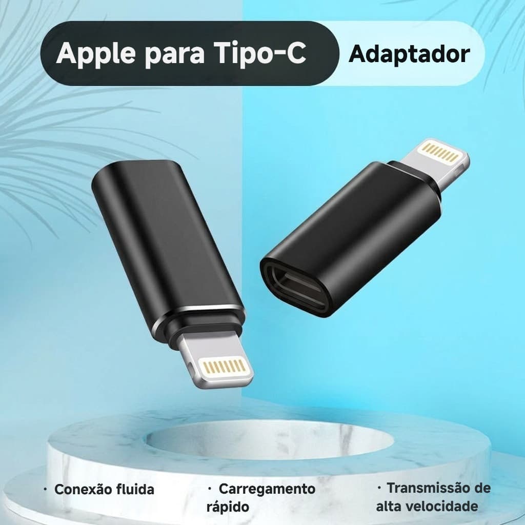 Adequado para adaptador typec iluminação Apple para adaptador de telefone Android Adaptador de dados de carregamento