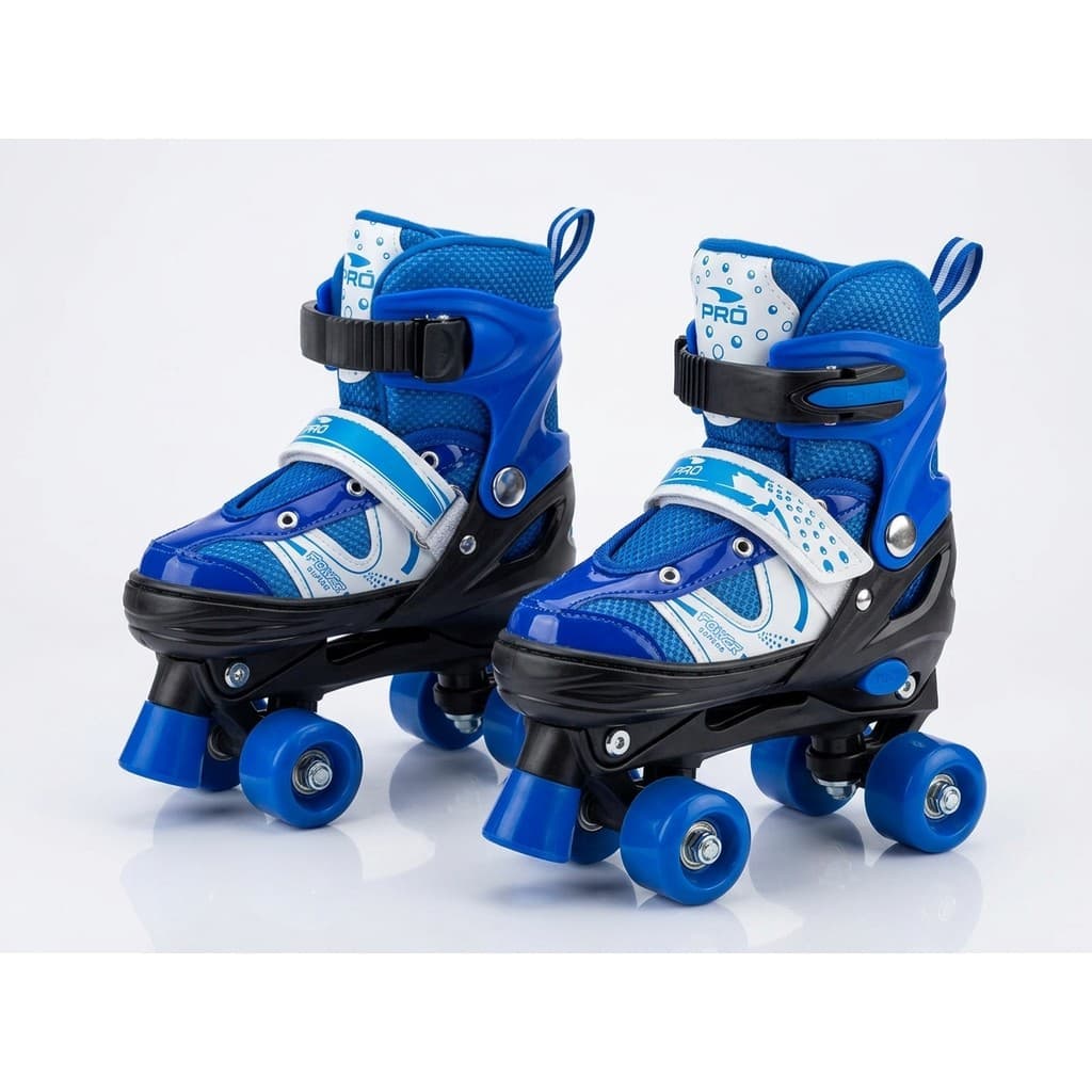 Patins Classic Roller Com Kit de Proteção 30-34- Azul