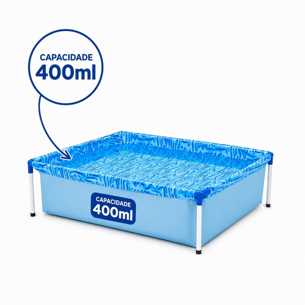 Piscina Retangular Infantil 400L - Mor