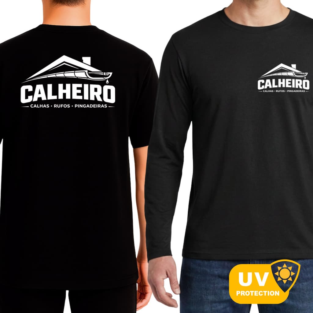 KIT 2 Uniformes Calheiro Profissional  Reforçado Manga Longa Curta Macio Respirável Confortável