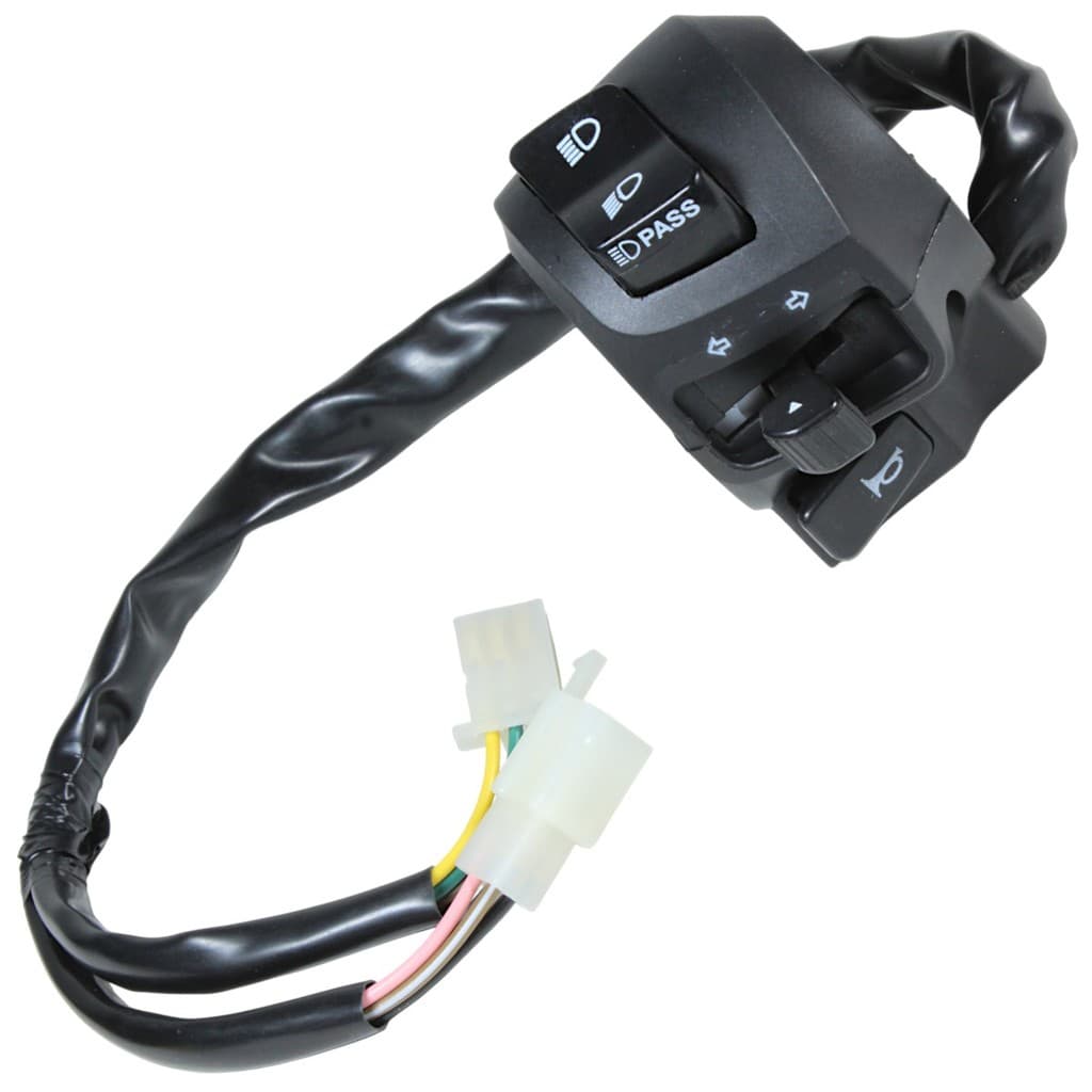 interruptor punho chave de luz botão FZ250 Fazer 2018 a 2021 XTZ250 Lander 2020 a 2023 lado esquerdo