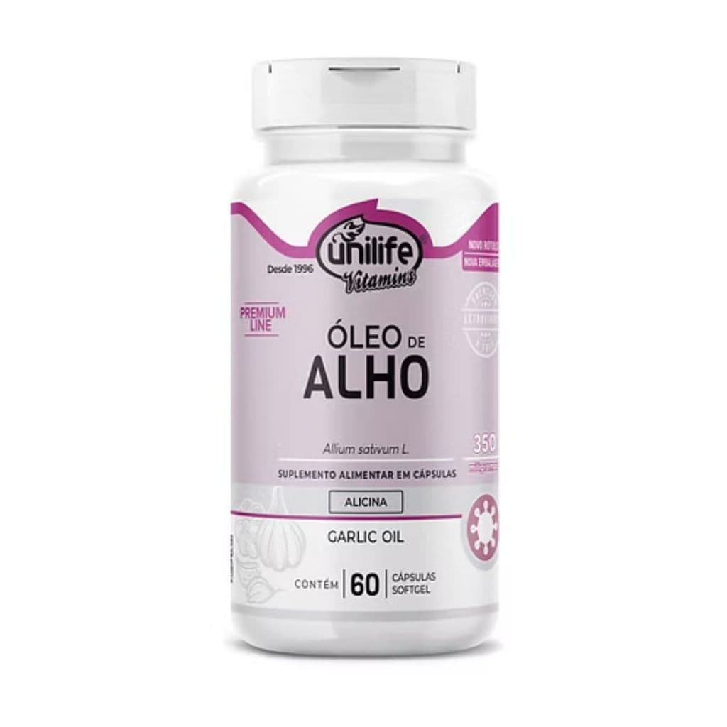 Óleo de Alho 60 Cápsulas Unilife