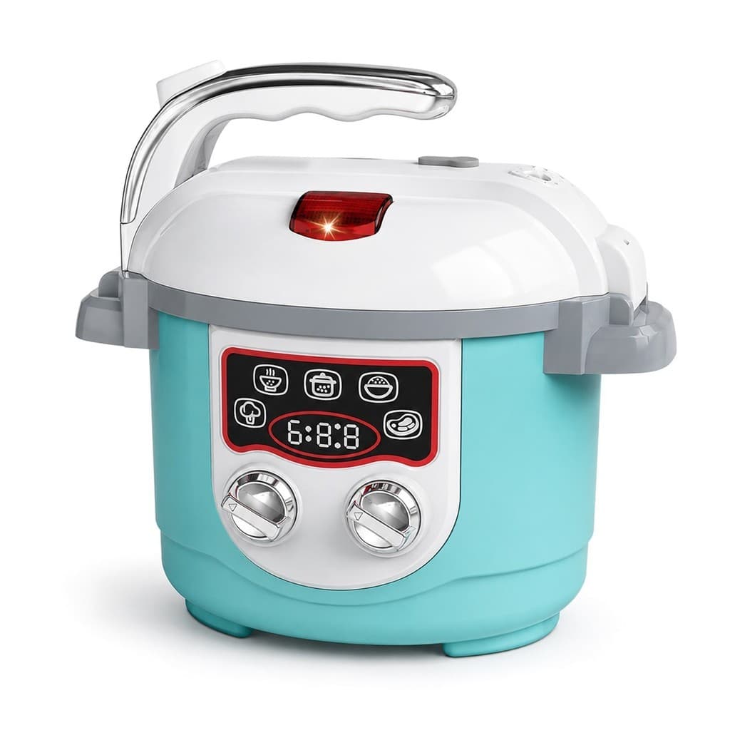 Panela De Arroz Elétrica Brinquedo Mania De Casa Sai Fumaça Para Cozinha Infantil - DM Toys