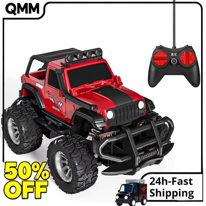 RC Off-road Monster Truck Toy Controle Remoto Todo Terreno Veículo De Escalada Presente Para Menino