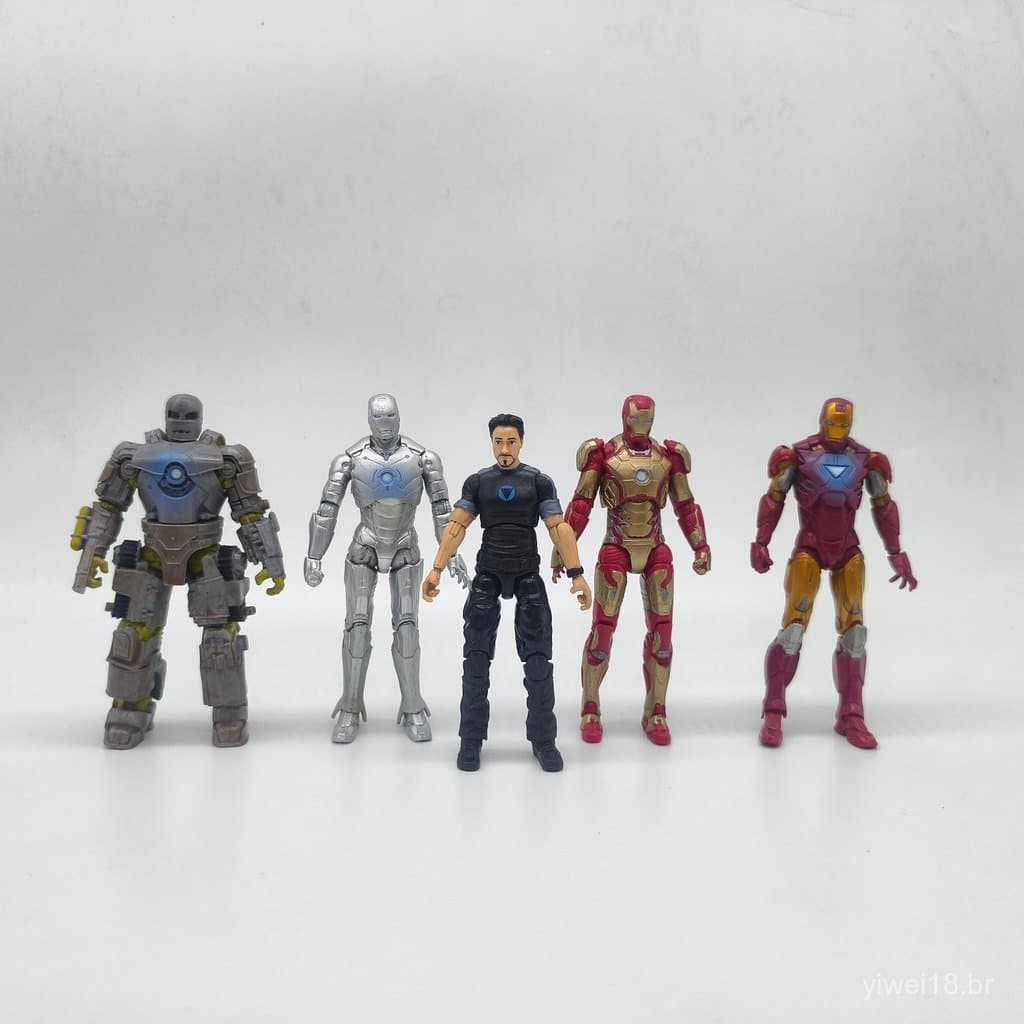 Bestseller 2025 Figura Solta de 3,75 polegadas da Série Vingadores Homem de Ferro Tony, Modelo de Figura de Ação Ornamen