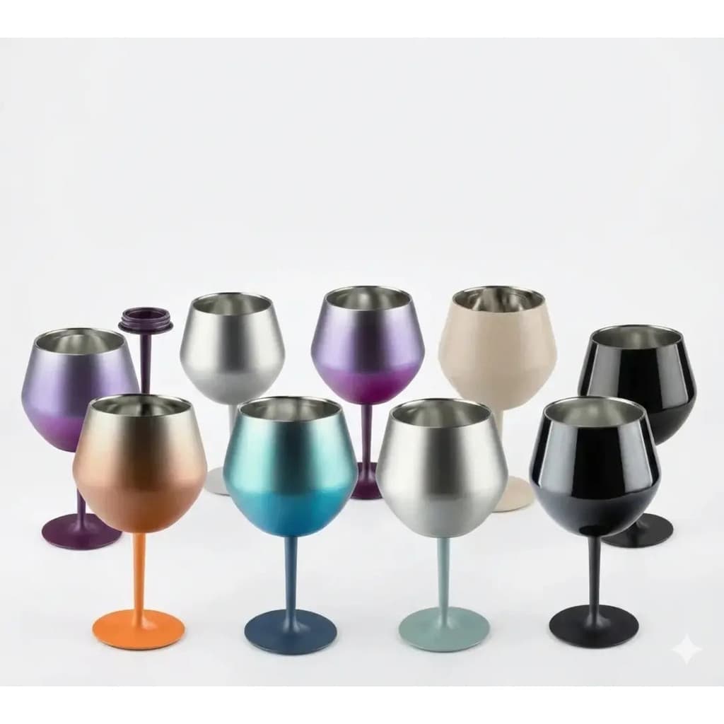 Taça Térmica Copo Prismática Cocktail 2 Em 1 Drinks 414 Ml