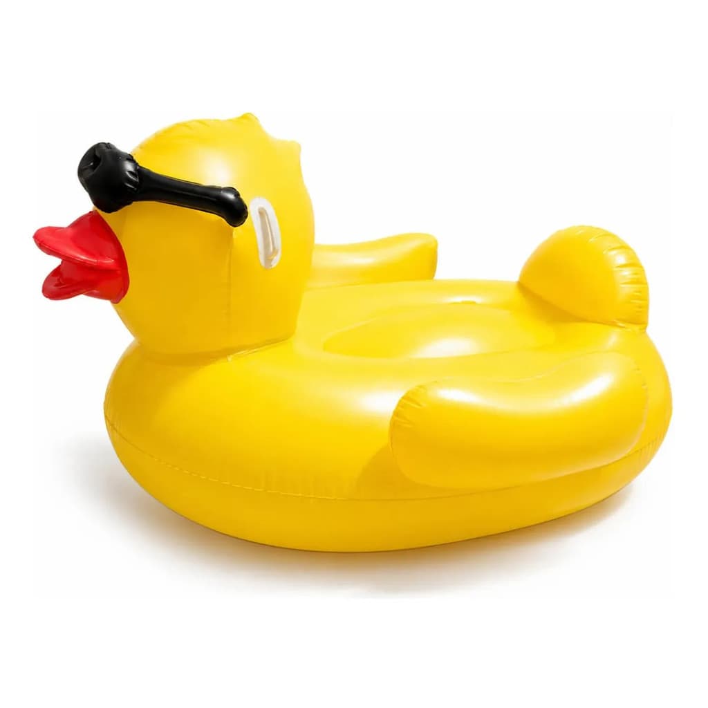 Boia Inflável Gigante Pato Amarelo 135cm Boia Piscina Praia