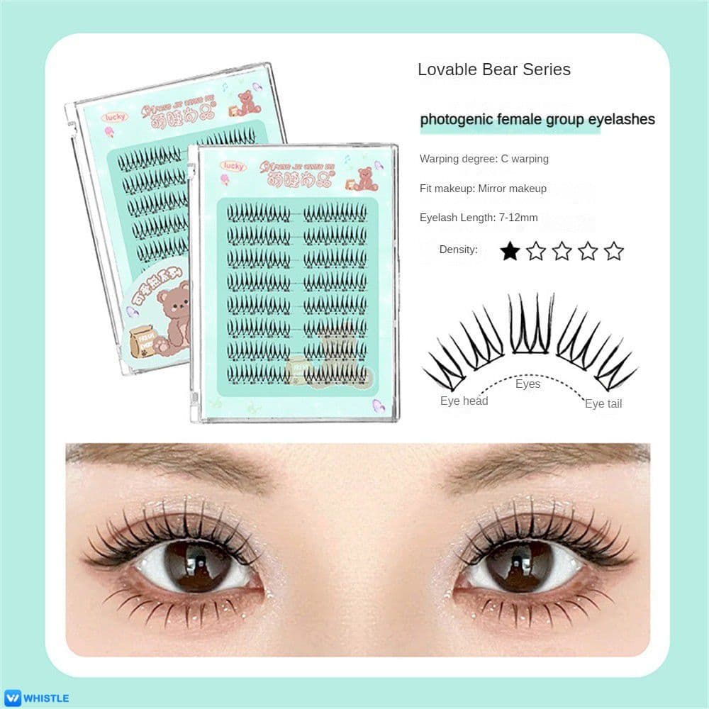 Cílios postiços autoadesivos adequados para diferentes formatos de olhos. Beleza, flexibilidade, versatilidade,
