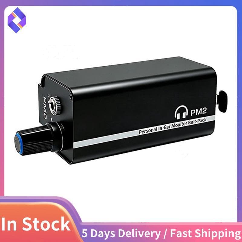 PM2 Amplificador De Fone De Ouvido XLR/6.35MM Conversor De Interface De Áudio Clip Mount