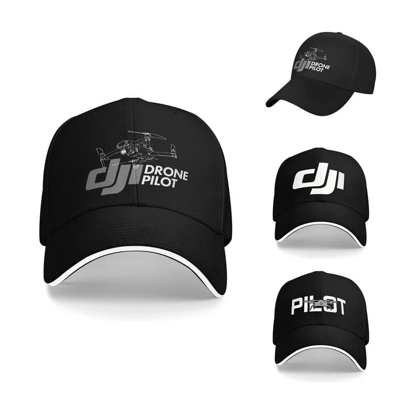 Boné De Beisebol Dji Drone Pilot Stuff Unissex Trucker Hat Caps Único Formal Todas As Estações Viagem Ajustável Snapback