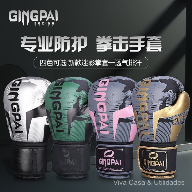 Promoção Imperdível no Brasil ⭐ Luvas de boxe profissionais para adultos e crianças, adequadas para sparring e treinamen