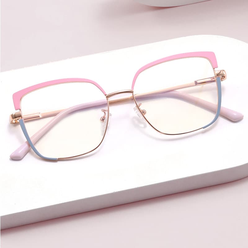 Óculos de grau femininos com lentes antirreflexo para proteção contra a luz azul, óculos femininos, óculos masculinos*--