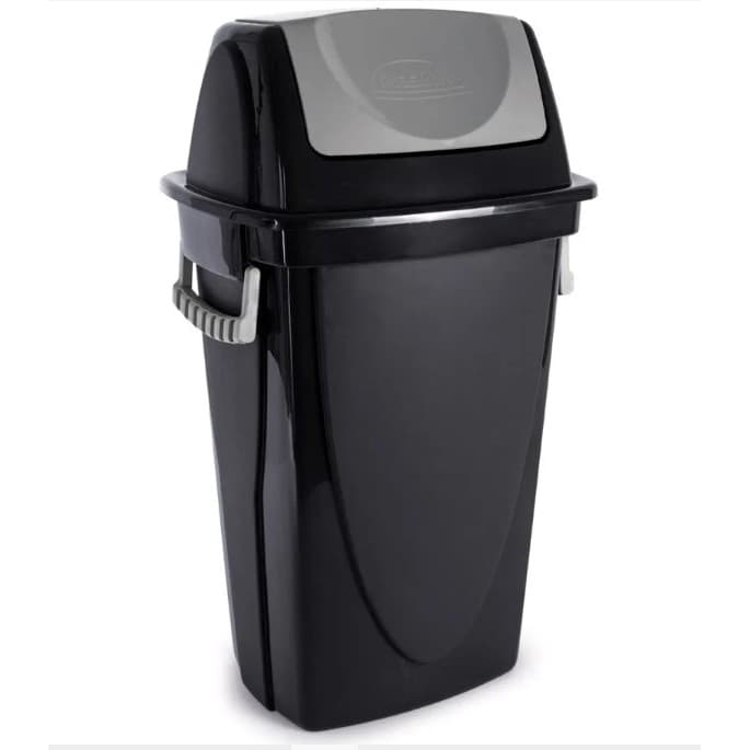 LIXEIRA CESTO DE LIXO BASCULANTE 46 LITROS PLASUTIL